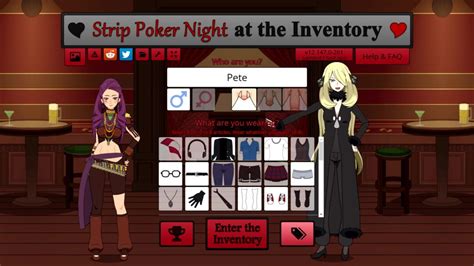 my strip poker|Strip Poker Night at the Inventory